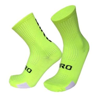 Imagem de Meia Compressão Giro Ciclismo Bike Corrida Triátlon, Verde, M