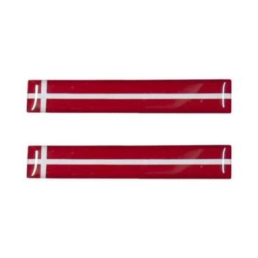 Imagem de Adesivo Refletivo 3D Da Bandeira Nacional, 8.5cm, Decalque Para Motoci