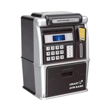 Imagem de Brinquedo Eletrônico De Caixa Eletrônico Para Crianças, Caixa De Poupa