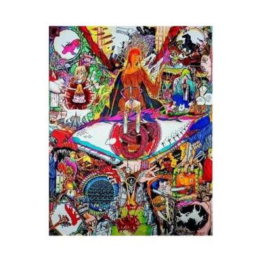 Imagem de Pôster De Arte Em Tela De Anime Japonês Chainsaw Man Denji Para Quarto