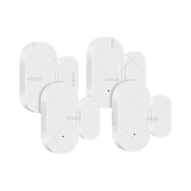 Imagem de Sensor De Porta E Janela Para Casa Inteligente 4 Peças Tuya Zigbee Com