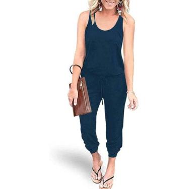 Imagem de Macacão Feminino PRETTYGARDEN Regata Casual M