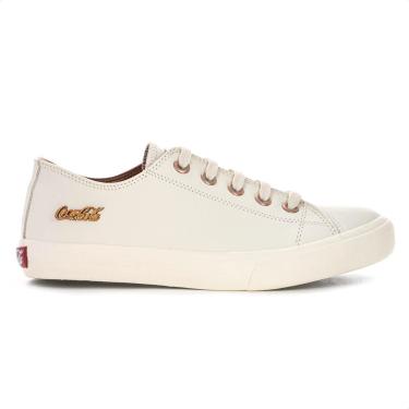 Imagem de Tênis Coca Cola Atlanta Leather Off White e Cobre - Feminino-Feminino