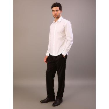 Imagem de Camisa Manga Longa Slim Cannes Básica Essential - Branco 2-Masculino