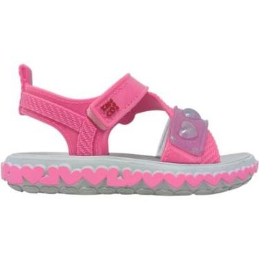 Imagem de Sandália Infantil Meninina Papete Casual Dia a Dia Passeio Escola com Brilho Zaxynina 19278-Feminino