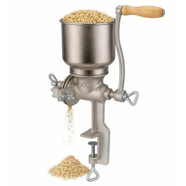 Imagem de Moedor de grãos, moedor de ferro, moedor manual de alimentos, rachadura manual, para milho, manivela, aveia, trigo, café, nozes malte