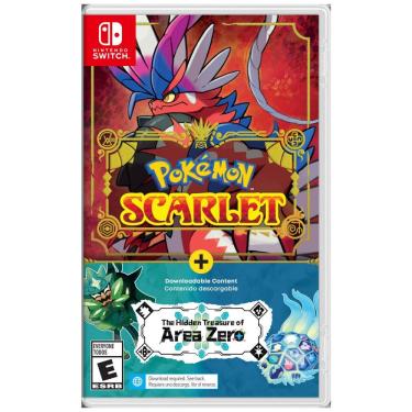 Imagem de Jogo Pokémon Scarlet + The Hidden Treasure of Area Zero Bundle Nintendo Switch Nintendo em mídia física em inglês