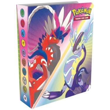 Imagem de Portfólio Mini Pokémon TCG Scarlet & Violet com Capacidade para 60 Cartas e 1 Booster - Pacote Booster Exclusivo para Colecionadores