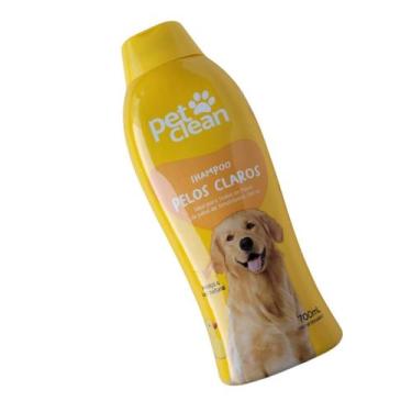 Imagem de Shampoo Pelos Claros Pet Clean 700ml Cães Cachorros Pet