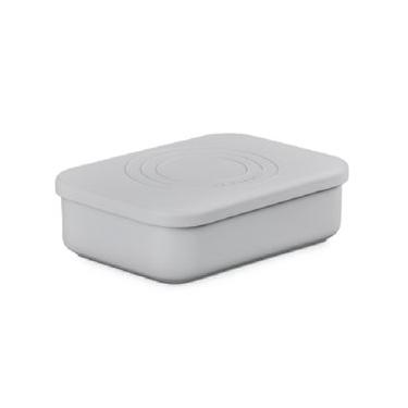 Imagem de POTE DE SILICONE LE CREUSET RETANGULAR 1L CINZA VAPEUR 42417344320000