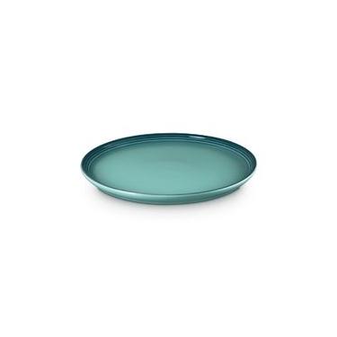 Imagem de PRATO RASO LE CREUSET SAN FRANCISCO 27CM EM CERÂMICA BLEU RIVIERA 70234270997099