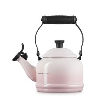 Imagem de CHALEIRA DEMI LE CREUSET 1,1L COM APITO EM AÇO ESMALTADO SHELL PINK 40103027770000
