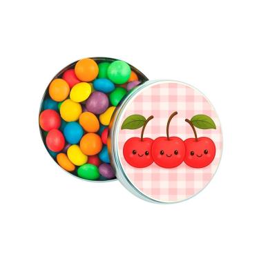 Imagem de Kit 30 Latinhas Lembrancinhas Cerejinha