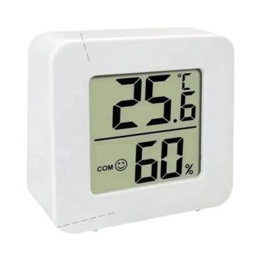 Imagem de Relógio Despertador Digital Transparente Com Calendário, Previsão Do T