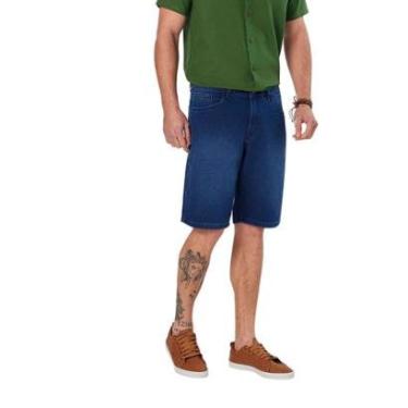 Imagem de Bermuda Reta Pedal Casual Premium Masculina Max Denim 12077 Jeans-Masculino