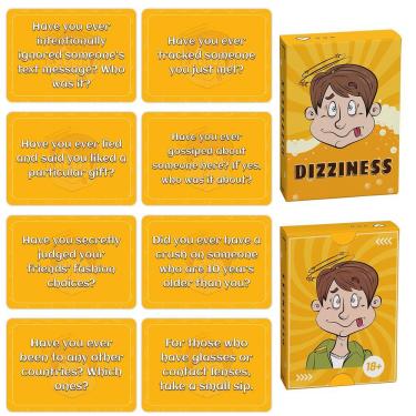Imagem de Jogo de cartas de festa Dizziness 50 Drinking Challenge Cards