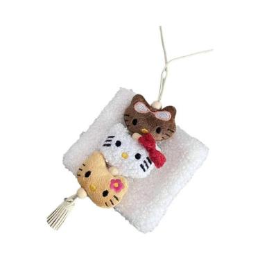 Imagem de Chaveiro De Pelúcia Kawaii Sanrio Hello Kitty, Pingente Fofo Para Bols