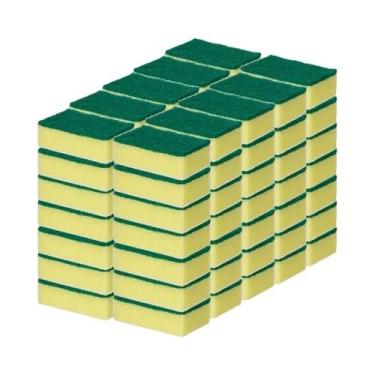 Imagem de Conjunto De Esponjas Absorventes Para Lavar Louça 50/2 Peças, Kit De E