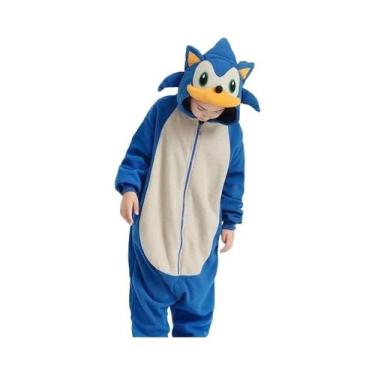 Imagem de Pijama Macacão Adulto E Infantil De Flanela Quente Com Desenhos Animad