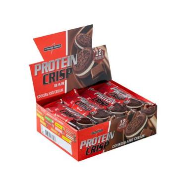 Imagem de Barra de Proteína Integralmedica Protein Crisp 540g 12 unidades, Cooki
