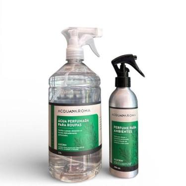 Imagem de Kit Alecrim Água Perfumada 1,1L+Perfume p Ambientes 200ml Acqua Aroma