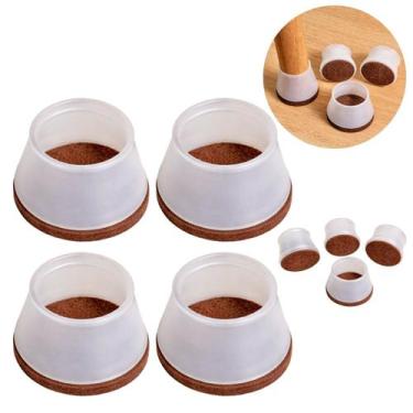 Imagem de 16 Capas Silicone Antiderrapante Pés Cadeira Proteção Piso - Top Útil,