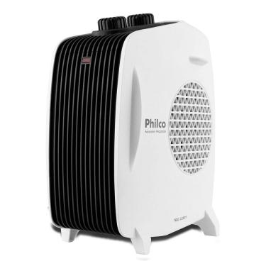 Imagem de Aquecedor Philco 2 em 1 com 3 Níveis de Potência PAQ2000B Branco e Preto