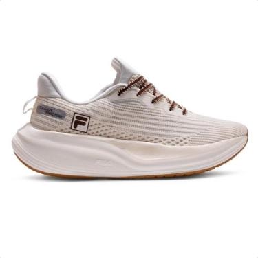 Imagem de Tênis Fila Racer Speedzone Feminino, Bege, Marrom, 36