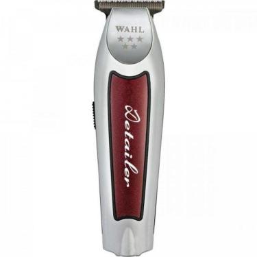 Imagem de Máquina de Acabamento Detailer Cordless Silver Lithium para Cabelo Lâmina de Alta Precisão Bateria Íons de Lítio Prata