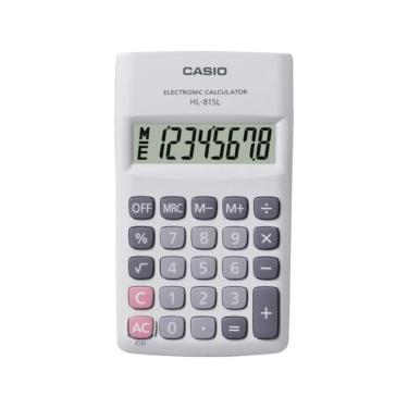 Imagem de Calculadora De Bolso Casio Hl-815l-we 8 Dígitos Branca
