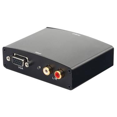 Imagem de Conversor Vga + Rca para Hdmi Conversor Nwt para Transmitir Vídeo e Áudio em Tvs Monitores