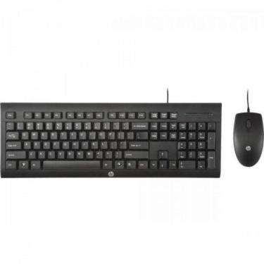 Imagem de Kit Teclado E Mouse Usb C2500 Preto Hp