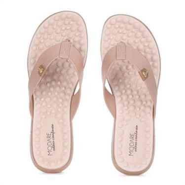 Imagem de Sandália Modare Tamanco Napa Floather Massageadora Nude - Feminino, 37