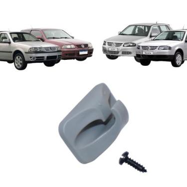 Imagem de Suporte Presilha Quebra Sol Gol Saveiro G2 G3 G4 Parati Cinza Claro Co