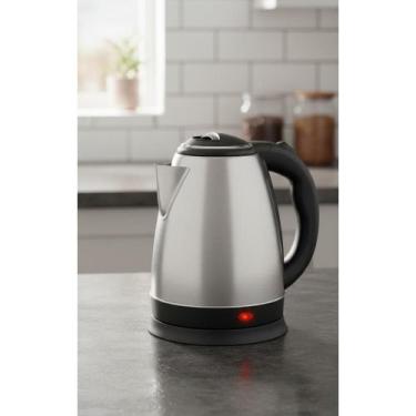 Imagem de 2x Chaleira Elétrica Inox 1.8L Rápida 1100W Essencial - Congratulation