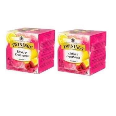 Imagem de Kit Chá Twinings Misto Limão e Framboesa 20g - 2 unidades