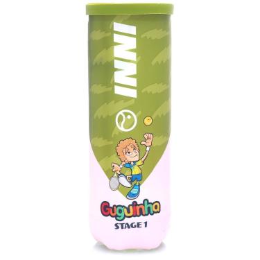 Imagem de Bola de Tênis Inni Guguinha Stage 1 Verde - Tubo com 03 Bolas-Unissex