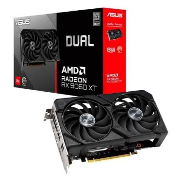 Imagem de Placa de Vídeo ASUS DUAL RX 9060 XT 8G AMD Radeon, 8GB GDDR6, 128bits,