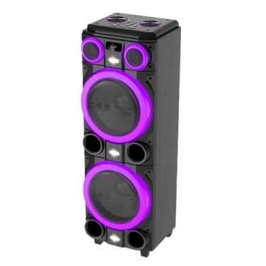 Imagem de Caixa de Som Torre Pulse SP518 Double 10 TWS Bluetooth-2000W