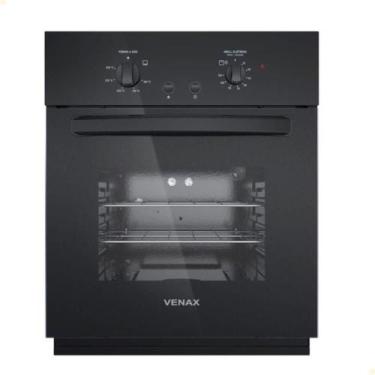 Imagem de Forno de Embutir a Gás Venax Totale Nero GIII GLP 220V 26019 Preto 220
