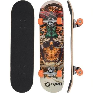 Imagem de Skate Montado Semi Profissional Skatetboard Spin ABEC 9 Shaman - Cks