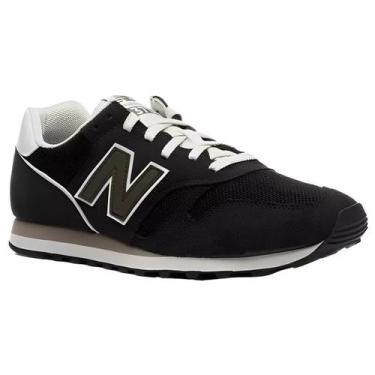 Imagem de Tenis Masculino Casual Versatil Estiloso New Balance 373 V2, Preto, Ve