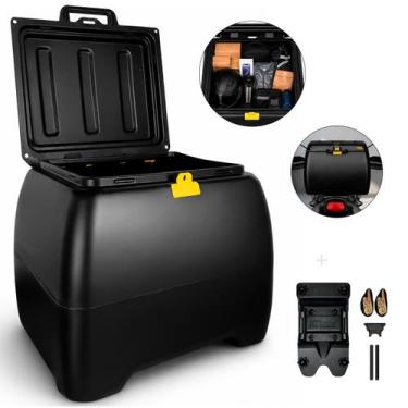 Imagem de Caixa Baú Bauleto 100 Litros Com Suporte Universal Motoboy Icbras