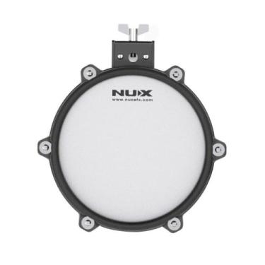 Imagem de Pad Bateria Eletrônica 8 NUX Pele Mesh Dual Zone Aro Emborrachado Cone