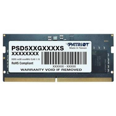 Imagem de Memória para Notebook 32GB Patriot, DDR5, 4800MHz - PSD532G48002S