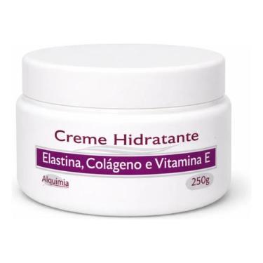 Imagem de Creme Hidratante Firmador Elastina Colágeno Vitamina E 250g - Alquimia