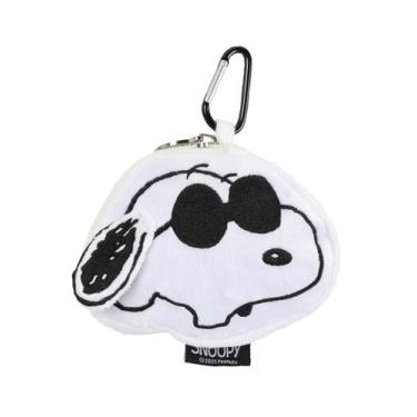 Imagem de Porta Saquinhos Pet Médio Chaveiro Snoopy - Branco - Luxcel, Branco, Ú