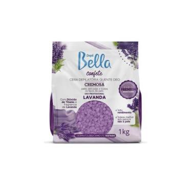 Imagem de Cera depil bella confete lavanda 1kg