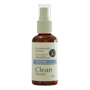 Imagem de Desodorante Clean Sweat Seduction S/alumínio C/ozônio 50ml - Ama Ozon