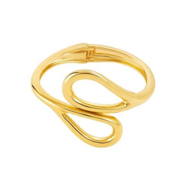 Imagem de Bracelete Orgânico - Banhado em Ouro 18k - Tri Gata Semijoias